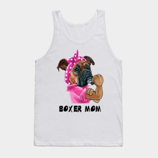 Boxer Mom Happy Mother Day Tank Top